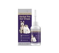 Líquido Para El Cuidado De Oídos Des Perro,Limpia Suave Y Eficaz, Gotas para Limpieza Profunda de Oídos,Canales Cómodos y Saludables,100ML