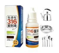 Líquido Probador De Acero Inoxidable 12 ml Líquido De Análisis Y