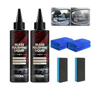 Líquido Pulidor De Cristales D1, Kit De Compuesto Pulidor De For Coche, Spray Antivaho Hidrofóbico, Extracto Líquido For Pulir De Coche(2pcs)