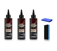 Líquido Pulidor De Vidrio D1, Fluido Pulidor For El Cuidado De Vidrios Automotrices, Spray Antivaho Hidrofóbico, Elimina Recubrimientos, Ceras, Aceites Y Más(3pcs)