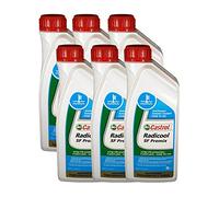 Líquido radiador anticongelante líquido para coche Castrol Radicool SF Premix envase 6 x 1 l.