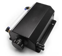 liquido refrigerante Coche depósito Depósito Universal De Aceite Aluminio 1 L O 2 Para Radiador, Refrigerante Motor, Y Combustible, Con Tapón Drenaje Respiradero Refrigerante de Radiador(2L-Black)