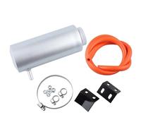 liquido refrigerante Coche depósito Desbordamiento De Botella Aluminio Universal Para Radiador, Tanque Refrigerante 800 Ml, Expansión, Captura Refrigerante de Radiador(Silver)