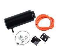 liquido refrigerante Coche depósito Desbordamiento De Botella Aluminio Universal Para Radiador, Tanque Refrigerante 800 Ml, Expansión, Captura Refrigerante de Radiador(Black)