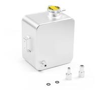 liquido refrigerante Coche depósito Tanque De Expansión Agua Aleación Pulida 2 Litros Y Tapa Del Colector TANQUE DEL COLECTOR DE AGUA Kit Depósito Desbordamiento Refrigerante de Radiador