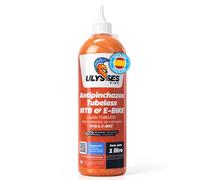 Liquido tubeless MTB y E-Bike 1L | Liquido Antipinchazos Bicicleta sin amoniaco | Sellador Repara Pinchazos Bicicleta | Kit Reparacion Neumaticos | Gel Antipinchazos para Jeringa Tubeless