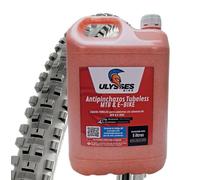 Liquido tubeless MTB y E-Bike 5 litros | Liquido Antipinchazos Bicicleta sin amoniaco | Sellador Repara Pinchazos Bicicleta | Reparacion Neumaticos | Gel Antipinchazos para Jeringa Tubeless