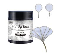 Líquido UV DIP para hacer flores UV para alambre y metales sumergidos en resina de cristal curado tocado fabricación de joyas DIP