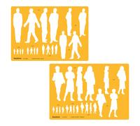 Liquidraw Plantilla de figura humana Plantilla de figuras de dibujo masculinas y femeninas Modelo para diseρo de moda Arte y sνmbolos Formas Esca