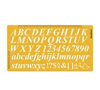 Liquidraw Plantillas de letras para caligrafía, manualidades, letras inglesas cursivas, letras del alfabeto, símbolos de números, plantilla de dibujo mayúscula, letras grandes, 20 mm y 15 mm (cursiva)