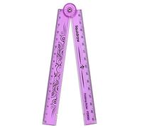 Liquidraw Regla plegable de 30 cm Regla plegable Papelería escolar (rosa)