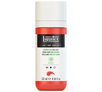 Liquitex 1923893 - Pintura acrílica profesional (cuerpo suave, consistencia cremosa, alta pigmentación, resistente a la luz y al envejecimiento, botella de 237 ml), color rojo claro