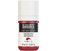 Liquitex 1959110 - Pintura acrílica profesional (cuerpo suave, consistencia cremosa, alta pigmentación, resistente a la luz y al envejecimiento, bote de 59 ml), color carmesí