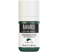 Liquitex 1959317 Soft Body - Pintura acrílica, color verde ftalato (azulado), botella dosificadora de 59 ml