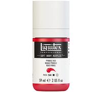 Liquitex 1959321 Soft Body - Pintura acrílica profesional (consistencia cremosa, alta pigmentación, resistente a la luz y al envejecimiento, bote de 59 ml), color rojo pirol.