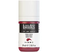Liquitex 1959326 - Pintura acrílica profesional (cuerpo suave, consistencia cremosa, alta pigmentación, resistente a la luz y al envejecimiento, bote de 59 ml), carmesina pirol.