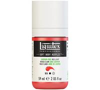 Liquitex 1959893 - Pintura acrílica profesional (cuerpo suave, consistencia cremosa, alta pigmentación, resistente a la luz y al envejecimiento, botella de 59 ml), color rojo claro