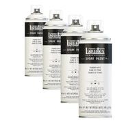 Liquitex - Acrílico en Spray, 400 ml, Blanco (Blanco De Titanio) (Paquete de 4)