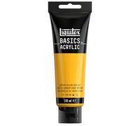 Liquitex Basic Acrylic - Tubo de Pintura Acrílica, 118 ML, Amarillo (Tono Amarillo De Cadmio Oscuro)