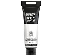 Liquitex Basic Acrylic - Tubo de Pintura Acrílica, 118 ML, Blanco (Blanco De Mezcla Trasparente)