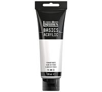 Liquitex Basic Acrylic - Tubo de Pintura Acrílica, 118 ML, Blanco (Blanco De Titanio Nuevo)