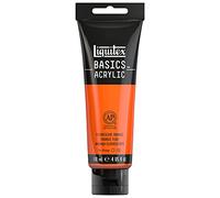 Liquitex Basic Acrylic - Tubo de Pintura Acrílica, 118 ML, Naranja (Naranja Fluorescente)