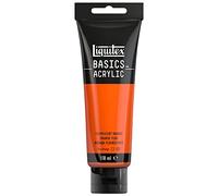 Liquitex Basic Acrylic - Tubo de Pintura Acrílica, 118 ML, Naranja (Naranja Fluorescente Nuevo)