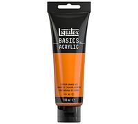 Liquitex Basic Acrylic - Tubo de Pintura Acrílica, 118 ML, Naranja (Tono Naranja De Cadmio Nuevo)