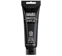 Liquitex Basic Acrylic - Tubo de Pintura Acrílica, 118 ML, Negro (Negro De Marte)