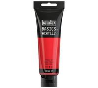 Liquitex Basic Acrylic - Tubo de Pintura Acrílica, 118 ML, Rojo (Rojo Pirrol Nuevo)