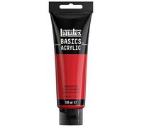 Liquitex Basic Acrylic - Tubo de Pintura Acrílica, 118 ML, Rojo (Rojo Transparente Nuevo)