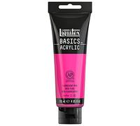 Liquitex Basic Acrylic - Tubo de Pintura Acrílica, 118 ML, Rosa (Rosa Fluorescente)