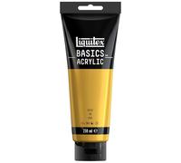 Liquitex Basic Acrylic - Tubo de Pintura Acrílica, 250 ML, Dorado (Oro Nuevo)
