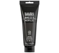 Liquitex Basic Acrylic - Tubo de Pintura Acrílica, 250 ML, Negro (Negro Marte Nuevo)
