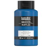 Liquitex Basic Acrylic - Tubo de Pintura Acrílica, 400 ML, Azul (Tono Azul Cerúleo Nuevo)