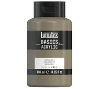 Liquitex Basic Acrylic - Tubo de Pintura Acrílica, 400 ML, Gris (Gris Neutro Nuevo)
