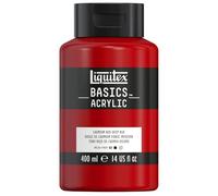Liquitex Basic Acrylic - Tubo de Pintura Acrílica, 400 ML, Rojo (Tono Rojo De Cadmio Nuevo)