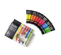 Liquitex Set de pintura acrílica BASICS Studio, 6 tubos de 22 mL, colores fluorescentes