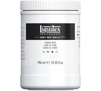 LIQUITEX Color acrílico Heavy Body, blanco de titanio, 946 ML