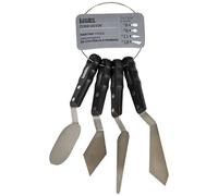 Liquitex Juego profesional de cuchillos de gran escala Freestyle 4 piezas de anillos