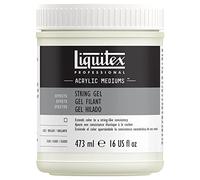 Liquitex Professional Aditivos - Médium de Efectos Gel Hilado, Para Pintura Acrílica, Consistencia Similar a la Miel, Mejora Transparencia y Profundidad, Bote de 473ml