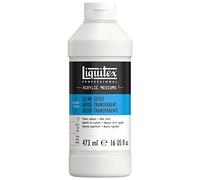 Liquitex Médium de preparación de superficie Gesso transparente profesional, 473 ml