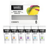 Liquitex Profesional Heavy Body - Pintura acrílica profesional de cuerpo espeso, set de 6 tubos de 22 ml, colores vibrantes