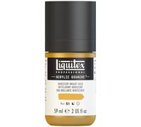 Liquitex Professional Gouache acrílico extrafino viscocidad Baja, Tubo 59 ml, Oro brillo iridiscente
