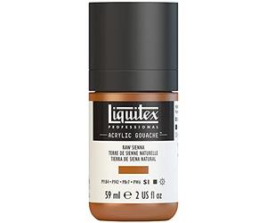 Liquitex Professional Gouache acrílico extrafino viscocidad Baja, Tubo 59 ml, Tierra De Siena Natural