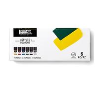 Liquitex Professional Set De Gouache Acrilico, 6 Piezas, Primarios, 22 Ml, 132