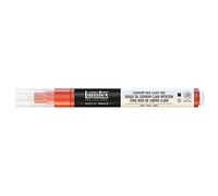 Liquitex Rotulador de Pintura acrílica, Punta Fina, Tono Rojo de cadmio Claro, 2 mm