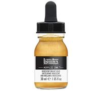 Liquitex Tinta Acrílica Ink Profesional Frasco 30 ml, Oro Iridiscente, Dorado