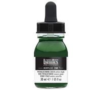 Liquitex Tinta Acrílica Ink Profesional Frasco 30 ml, Verde Ftalocianina Matiz Amarillo