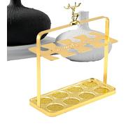 Liquor Glass Holder - Seamless Counter Top Upside Down Wine Glass Cup Holder, Kitchen Storage & Organiisation Deer Head Design Display Stand, Washable, extraíble para mesa de comedor, cocina en casa